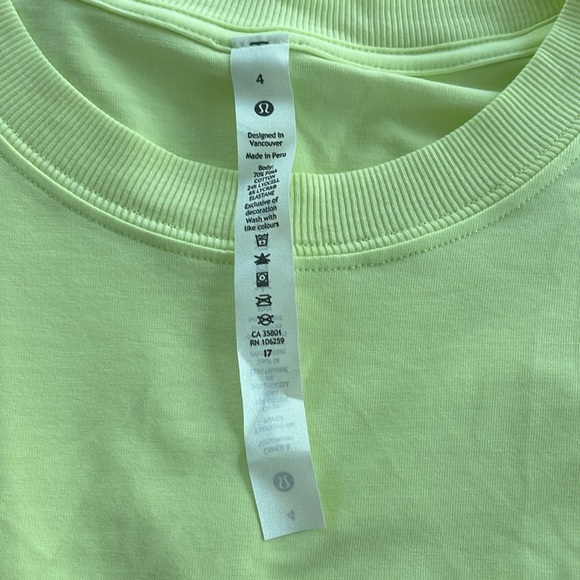 NWT Lululemon All Yours Tee Dress Crispin Green Size 4 NEW - Picture 5 of 12